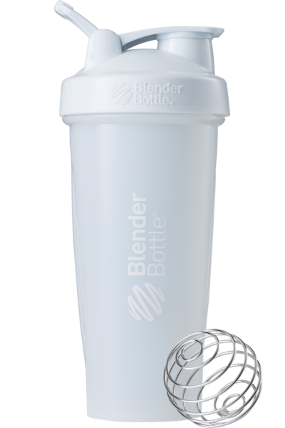 Шейкер спортивный Blender Bottle Classic Loop 28 oz 820 ml White