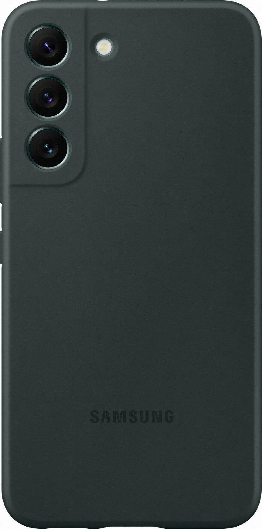 Чехол силиконовый Silicone Cover для Samsung Galaxy S22 S901 EF-PS901TGEGRU Forest Green