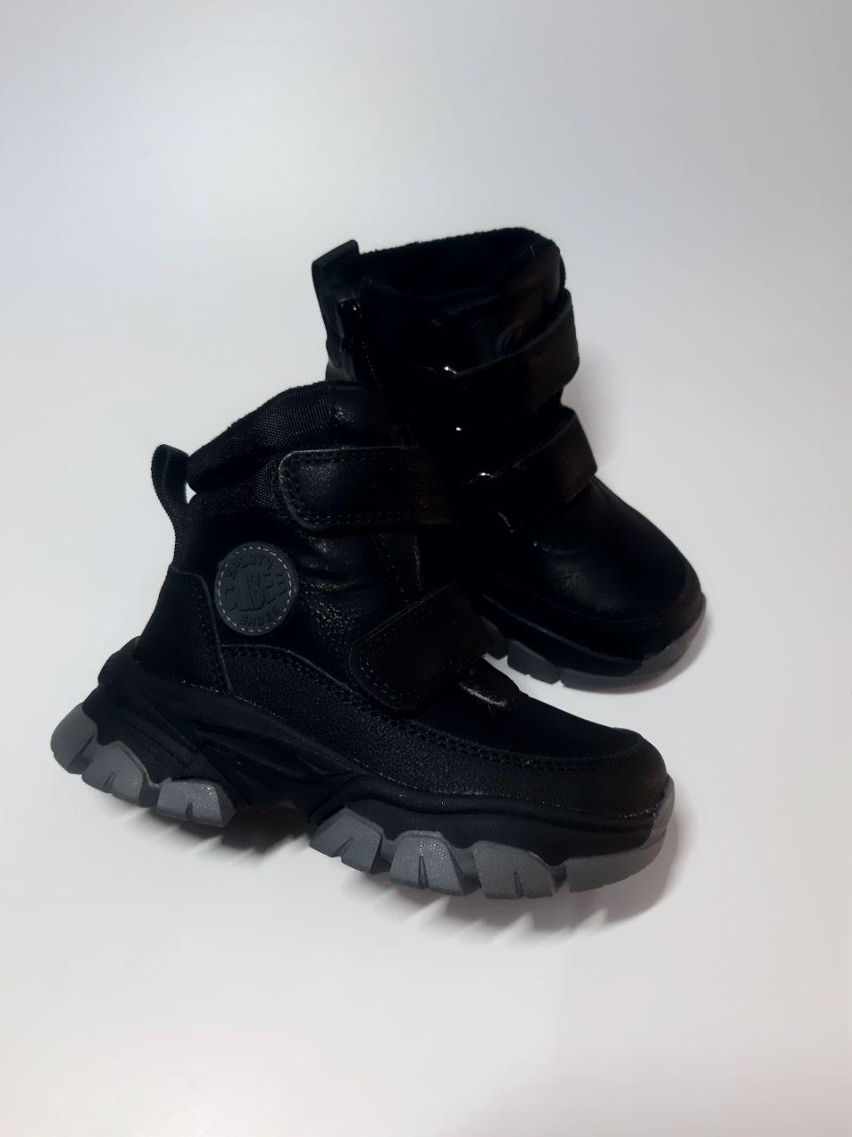 Черевики зимові Clibee для хлопчика р. 27 18 см Чорний (399 black) - фото 2 Черевики зимові Clibee для хлопчика р. 27 18 см Чорний (399 black) - фото 2