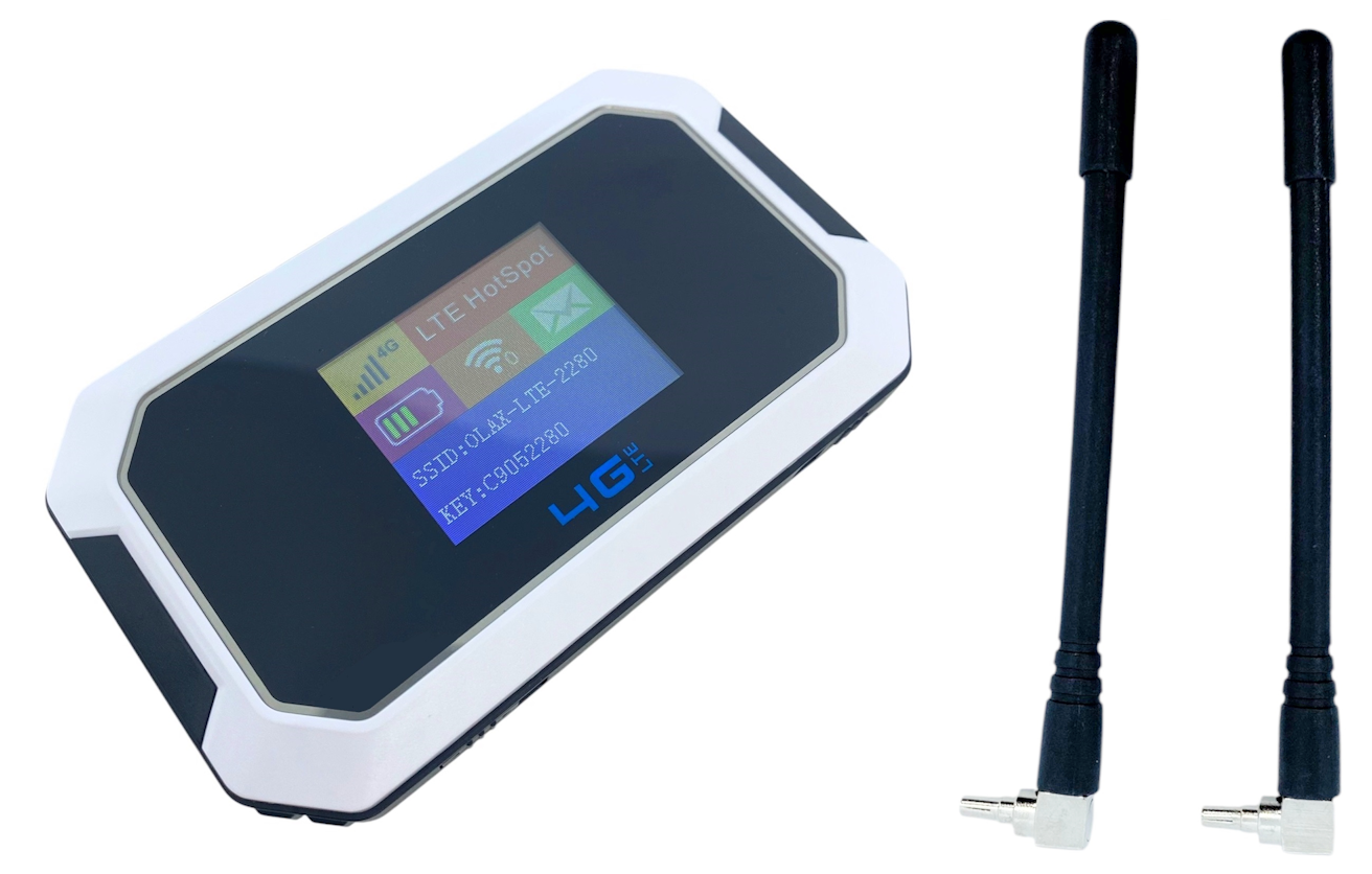 Роутер 4G Olax МТ 80 WIFI модем під сим карту акумулятор 3000 mAh два виходи під антену та 2 антени