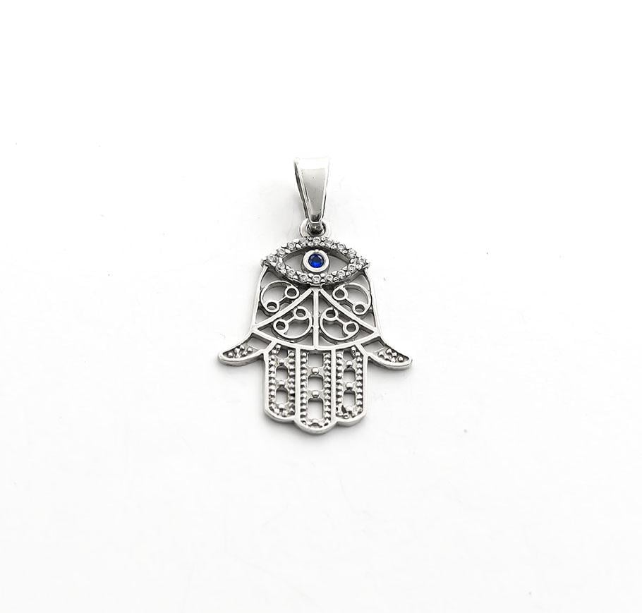 Кулон оберег Maxi Silver 6327 Рука хамса (86327)