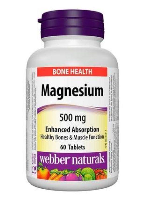 Магний Webber Naturals Magnesium 500 mg 60 tabs