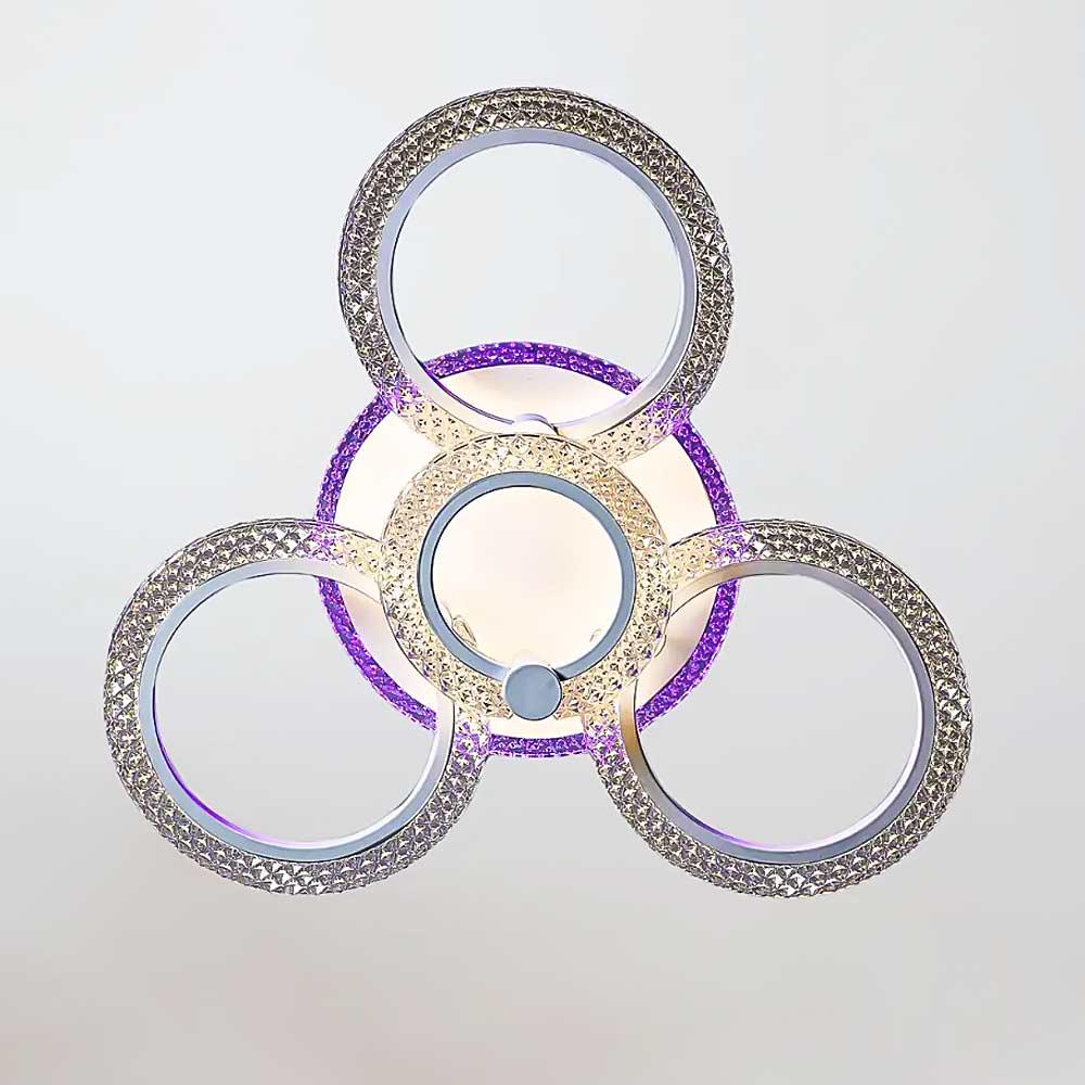 Люстра потолочная светодиодная Light House SC-19285/3/1C WH PK/BU/PL 80W/20W 2,4G 660х130 мм Белый Люстра потолочная светодиодная Light House SC-19285/3/1C WH PK/BU/PL 80W/20W 2,4G 660х130 мм Белый