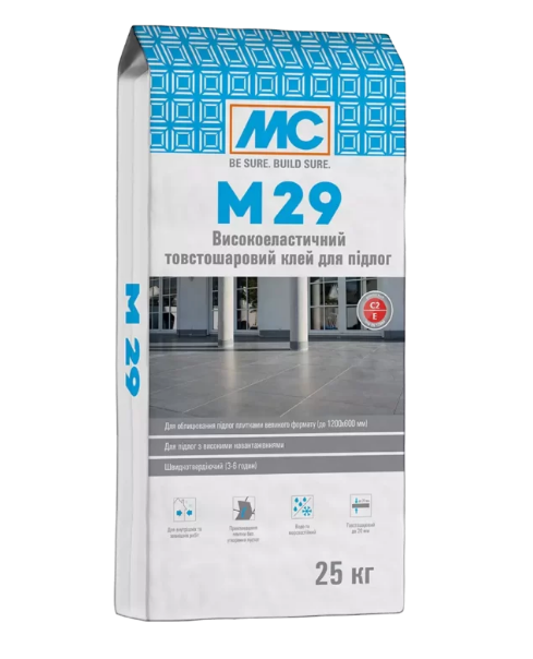 Эластичный клей для полов C2 E MC-Bauchemie M 29 25 кг