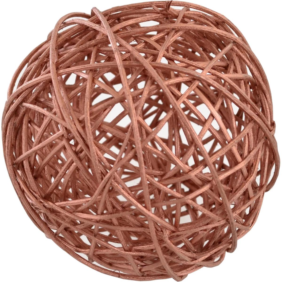 Игрушка на елку Классическая 10 см Медный (TY-5-R-432)