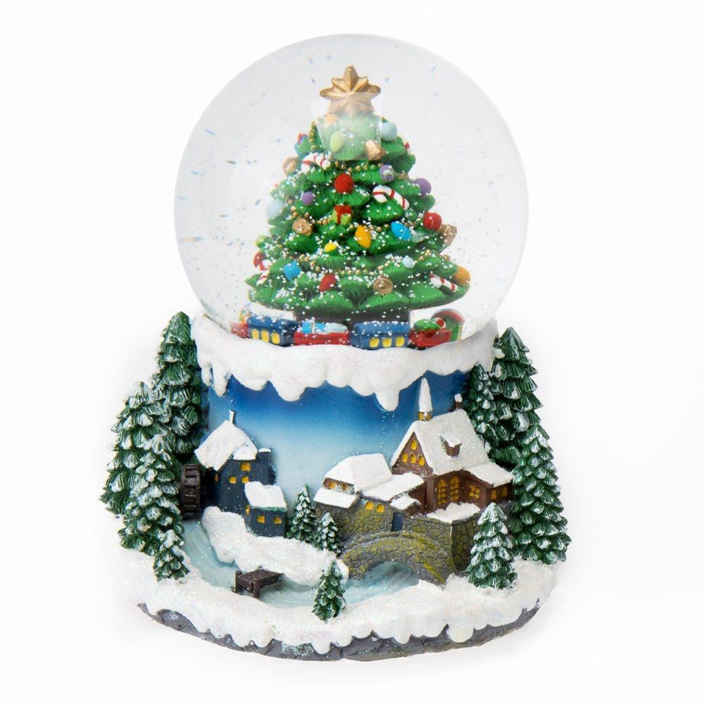 Снежный шар с музыкой Lefard Праздничный вечер 19,5 см (6016-008)