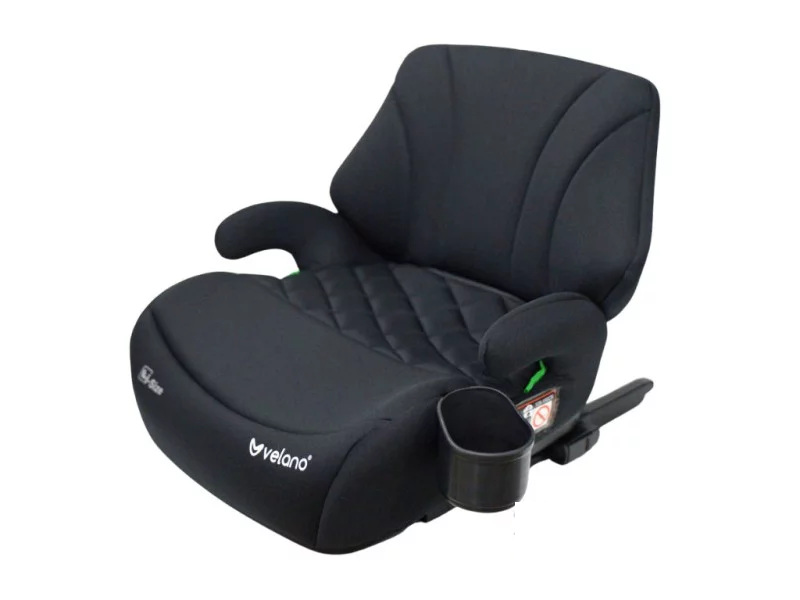 Бустер VELANO Gravo i-Size ISOFIX+подстаканник 125-150 см Black (34521350)