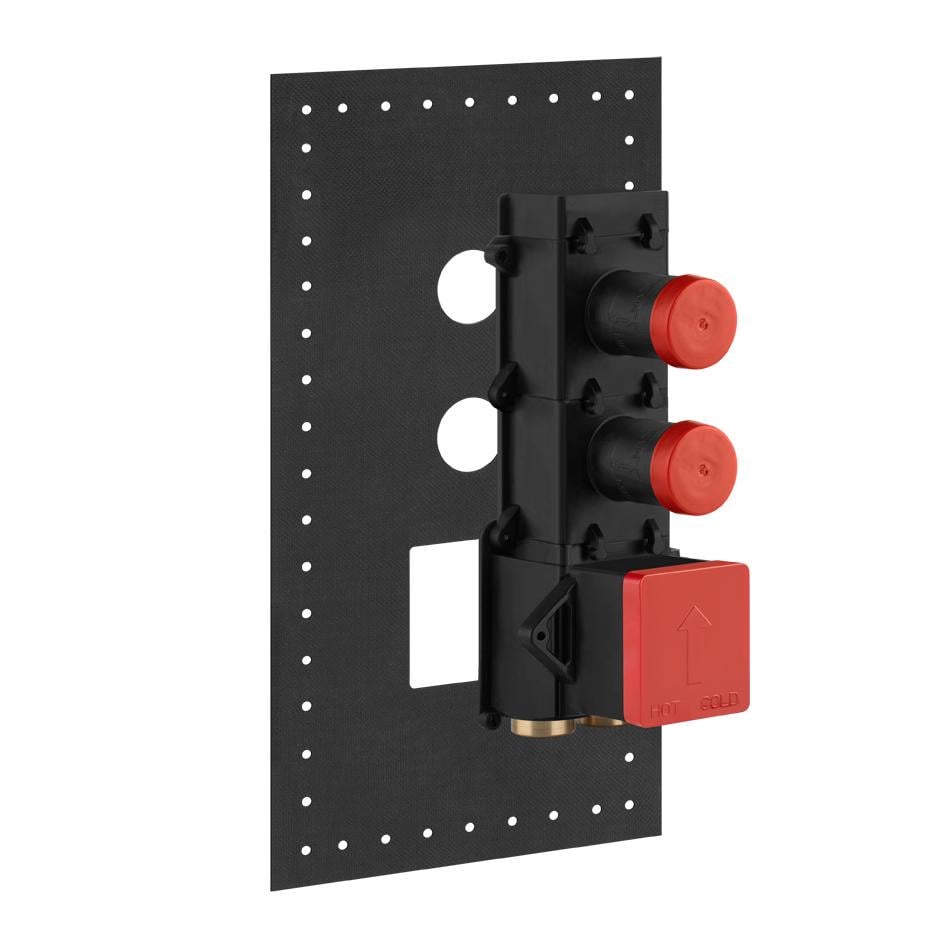 Частина вбудована Gessi Tondo для термостатичного змішувача з двома незалежними виходами Хром (43103-031)