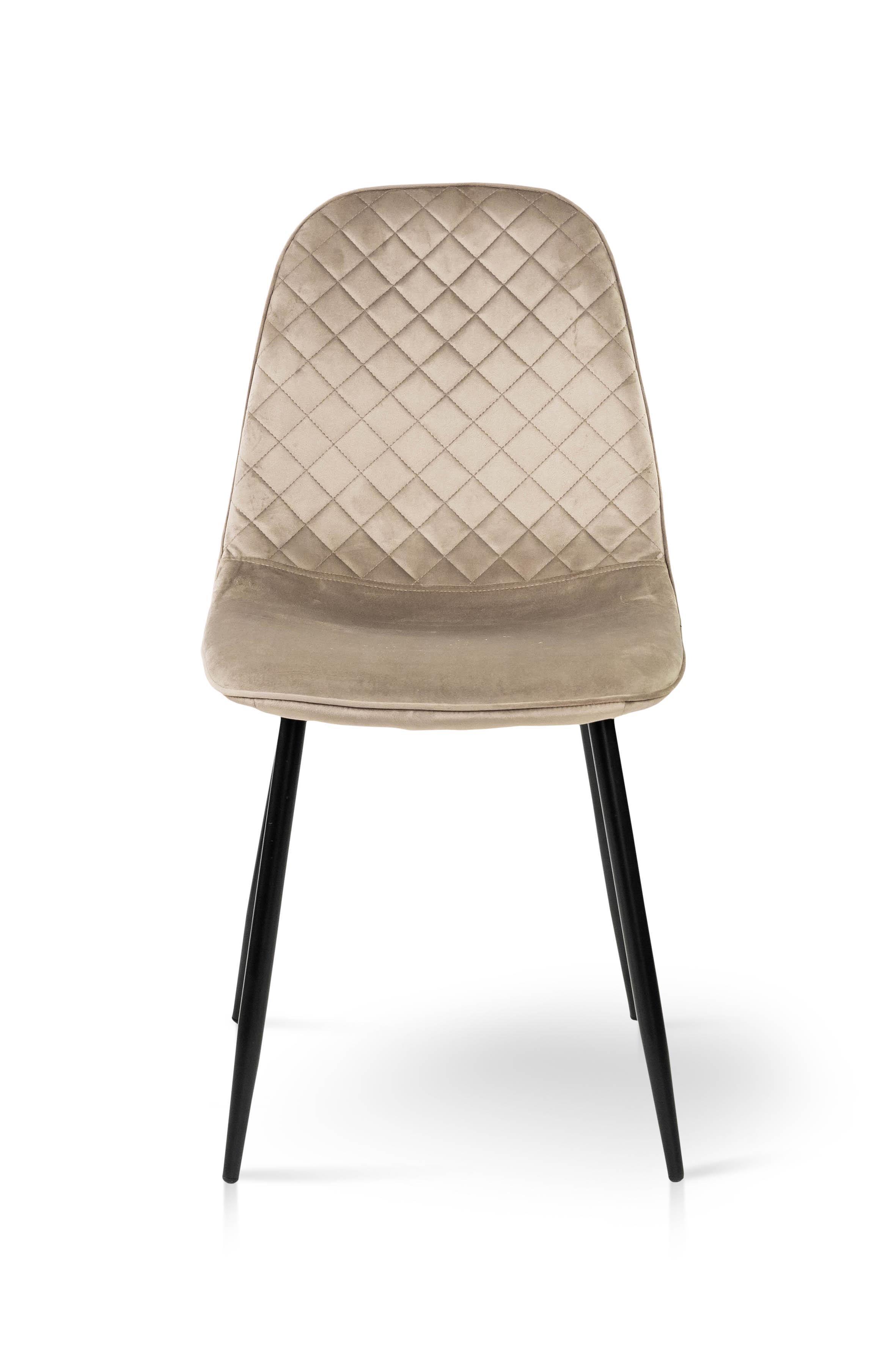 Стілець для кухні та вітальні ГРЕЙС Марс 430х860х490 мм Чорний/Мокрий пісок (GAА0056396) - фото 2 Стілець для кухні та вітальні ГРЕЙС Марс 430х860х490 мм Чорний/Мокрий пісок (GAА0056396) - фото 2