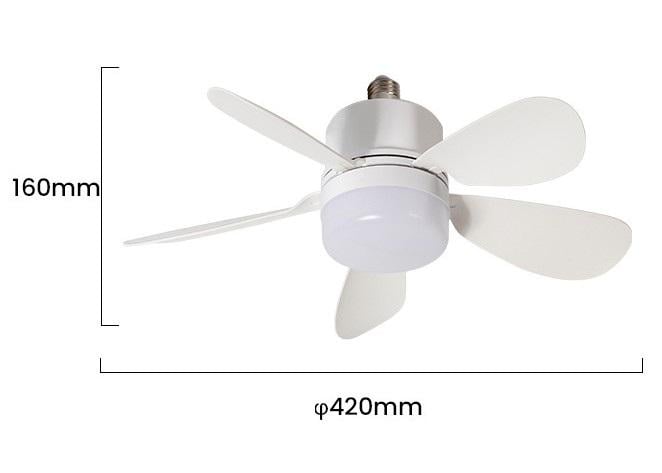 Люстра-вентилятор с пультом E27 24W 5 лопастей светодиодная 42 см Белый (26859458) - фото 15 Люстра-вентилятор с пультом E27 24W 5 лопастей светодиодная 42 см Белый (26859458) - фото 15