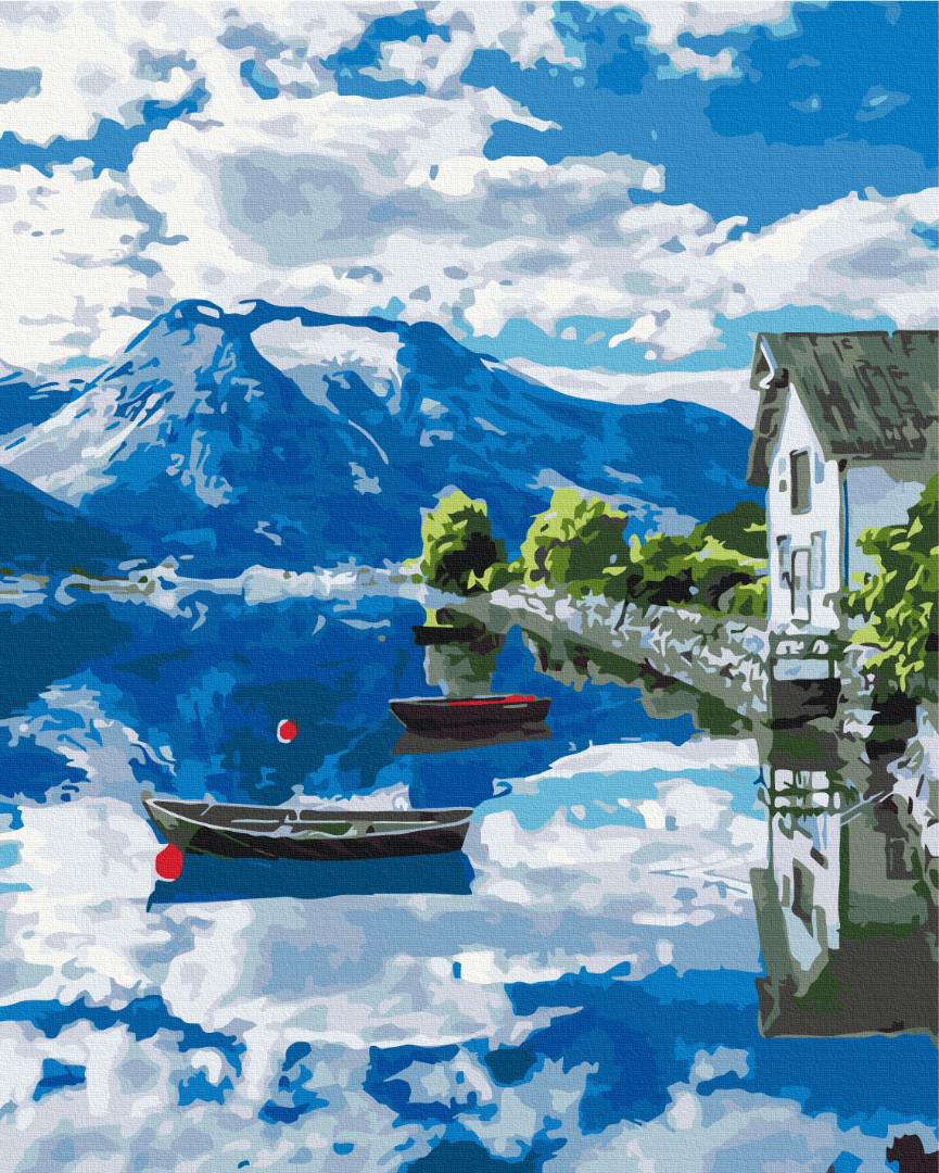 Картина за номерами Brushme Провінція Норвегії 48x60 см (BS32309L)