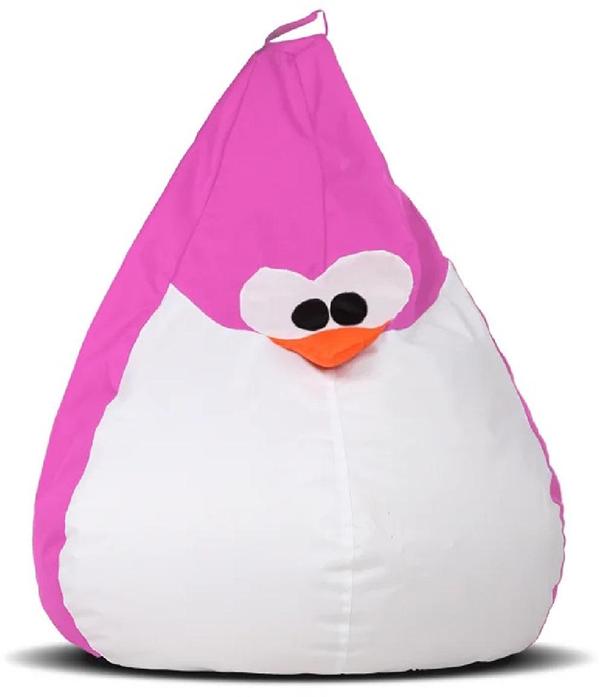 Крісло мішок Пінгвін 90х130 см Рожевий (31256-Нов) - фото 1