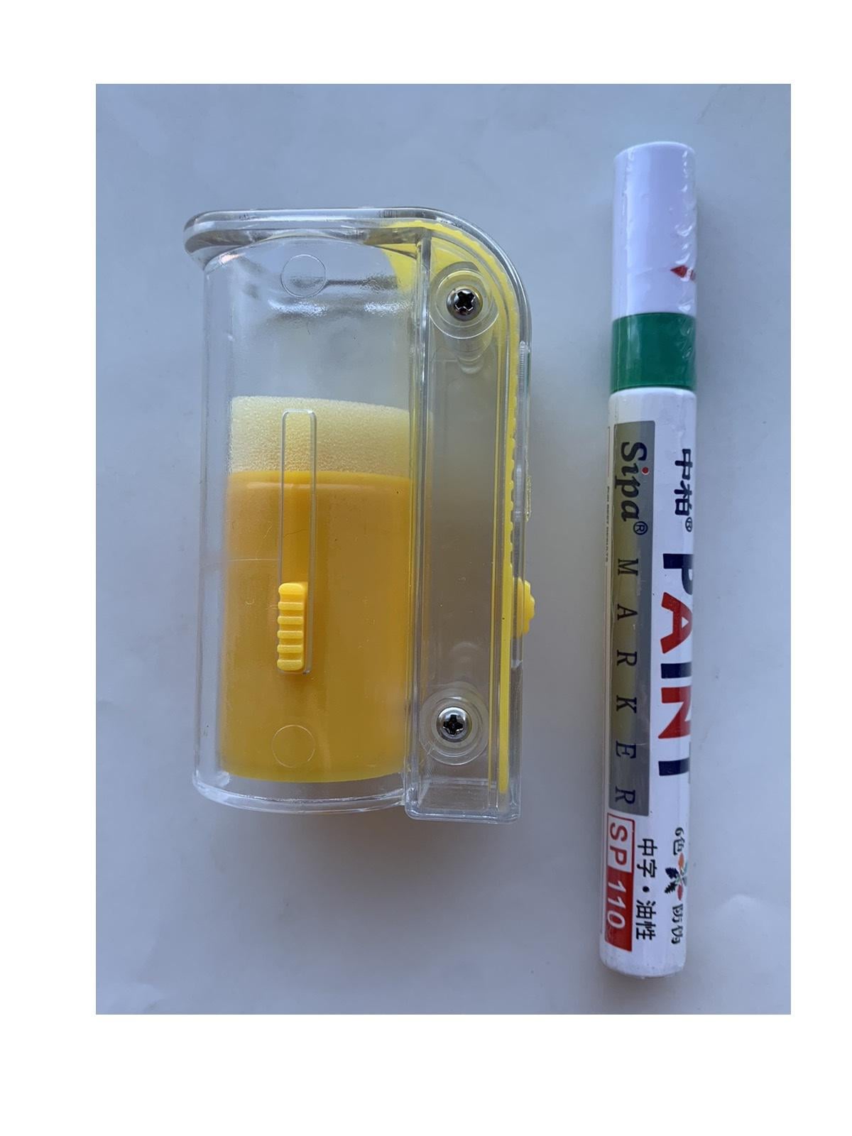 Набор для мечения пчеломаток на 2024 год флобер с маркером Зеленый (14036658) Набор для мечения пчеломаток на 2024 год флобер с маркером Зеленый (14036658)