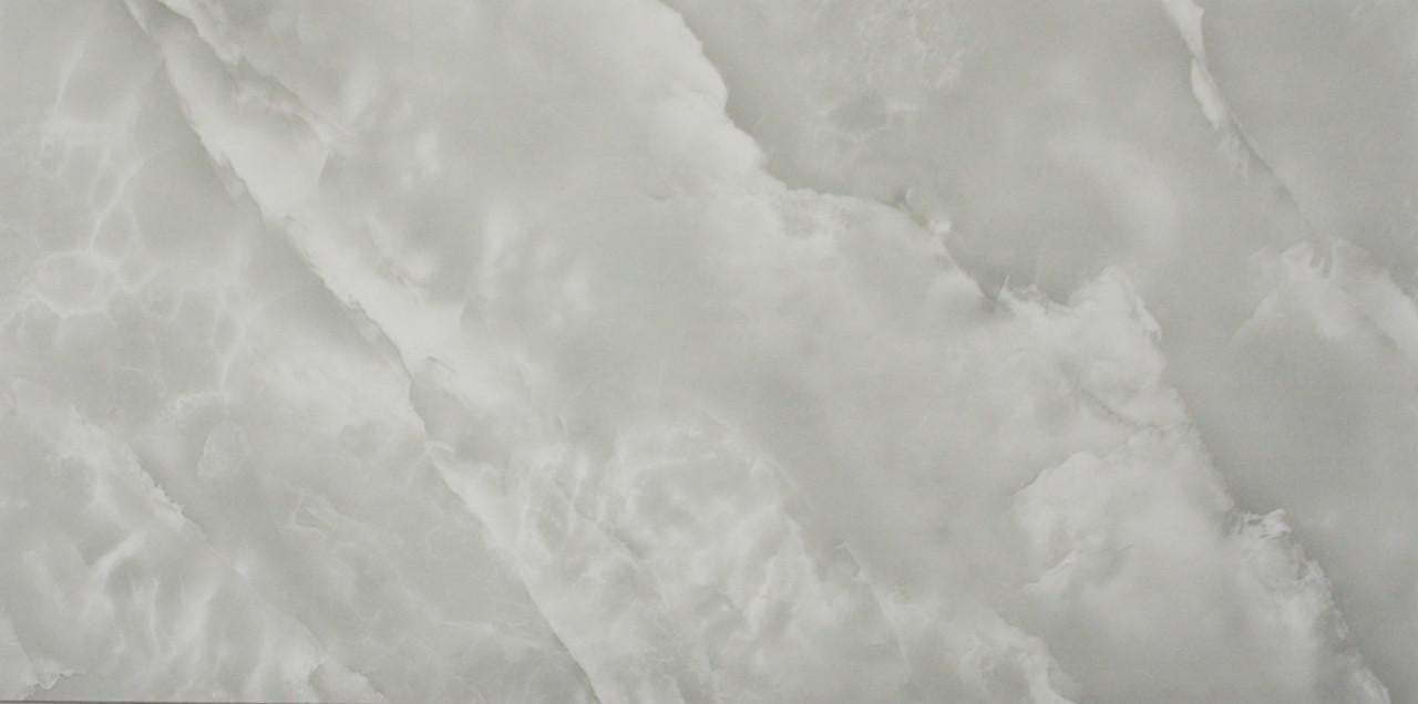 Панель самоклеюча глянцева РЕТ під колір структури 600х300х2,5 мм Пастельний графітовий димчастий з відтінком сірий (VN3-121)