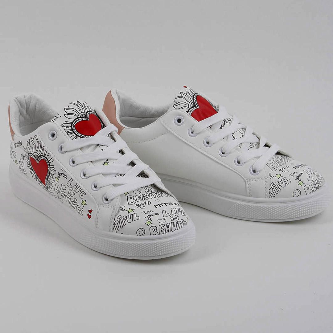 Кеды женские 39076 р. 38 24 см Белый - фото 4