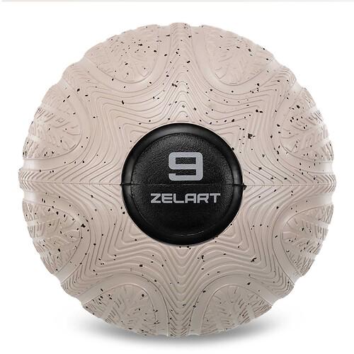 Слембол набивной для кроссфита и фитнеса Zelart FI-4905-9 9 кг 23 см Черный (31493157)