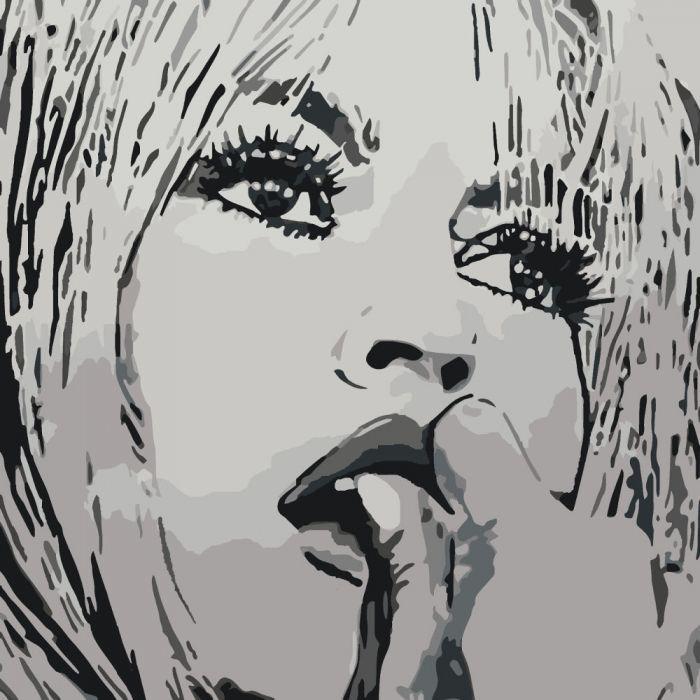 Картина по номерам Идейка Легендарная Брижит Бардо 40x40 см (skl-КНО4514)