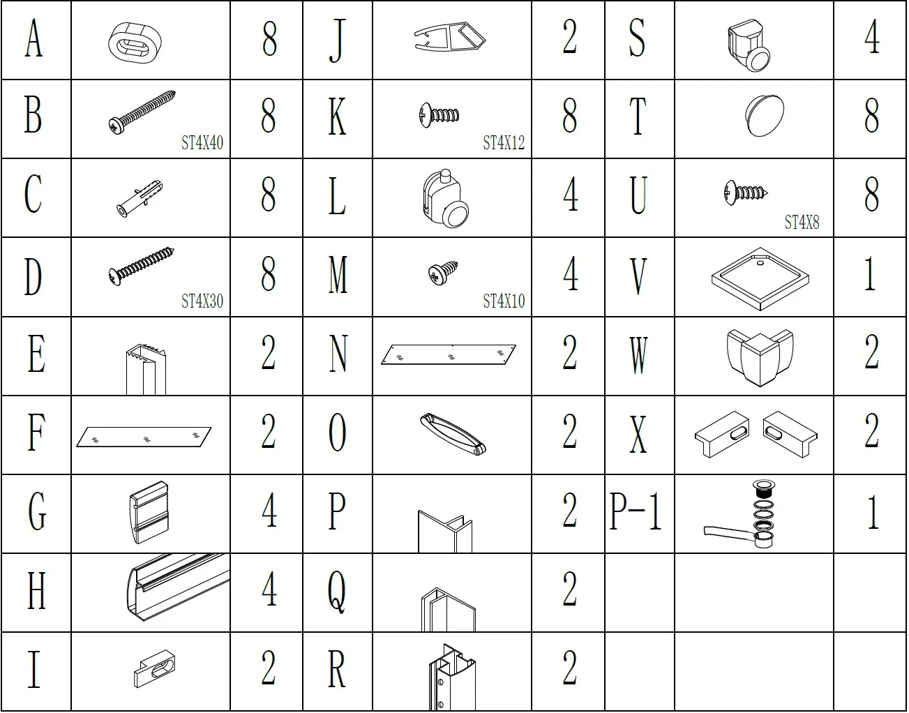 Душова кабіна MIXXUS CUBIC SCT01-90x90x195-FB квадратна скло 4 мм з підонном 90x90 см Хром (OL-MI6903) - фото 19
