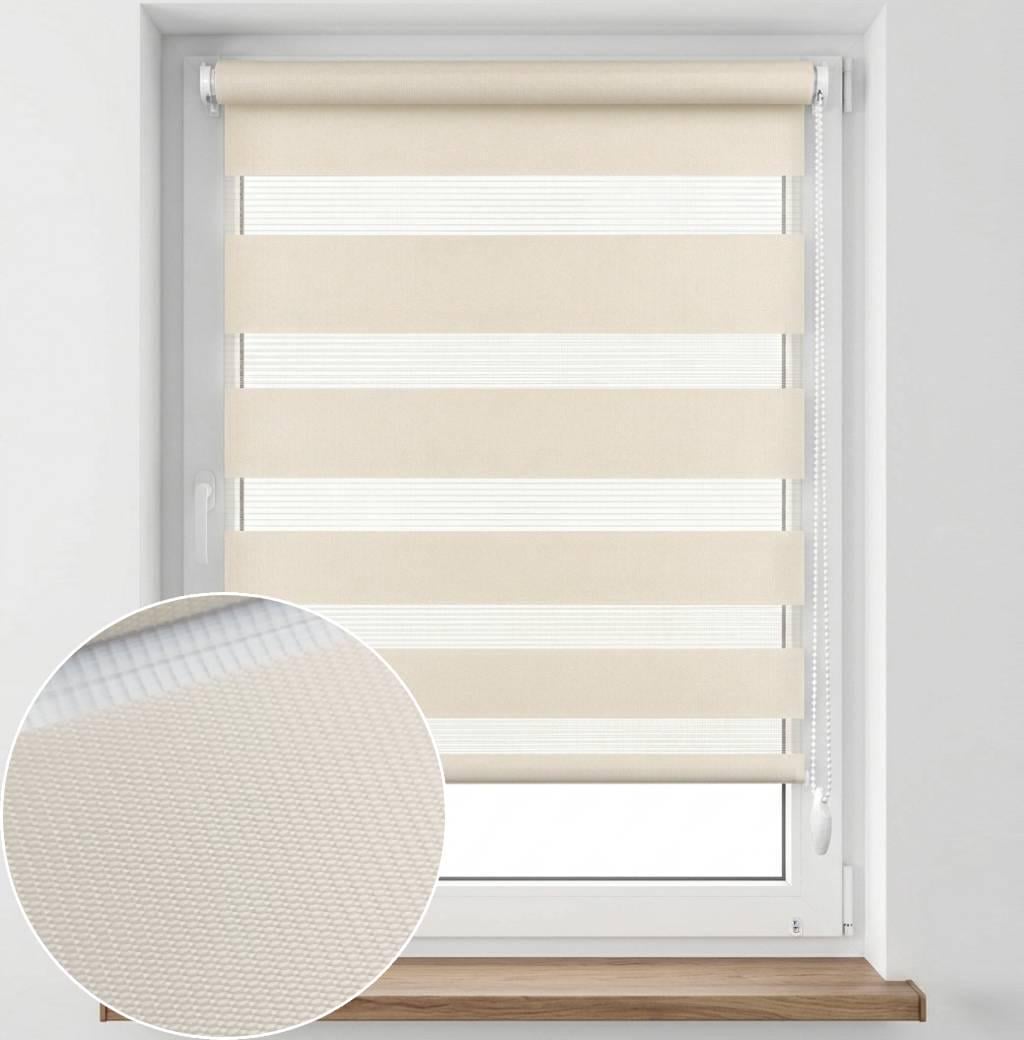 Ролета день-ночь E-ROLETA DN 232 с фиксацией под наклон 72х140 см Персиковый (DN-232-72-140)