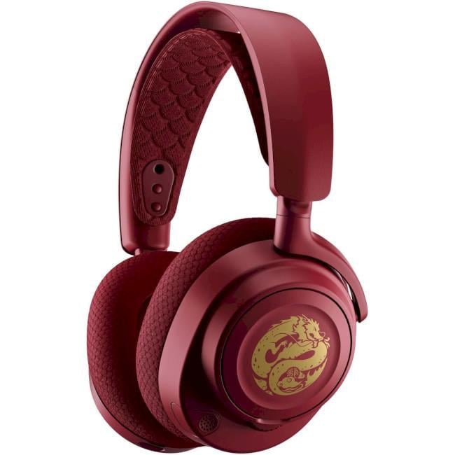 Навушники геймерські SteelSeries Arctis Nova 7 Dragon Edition Бордовий (607389)