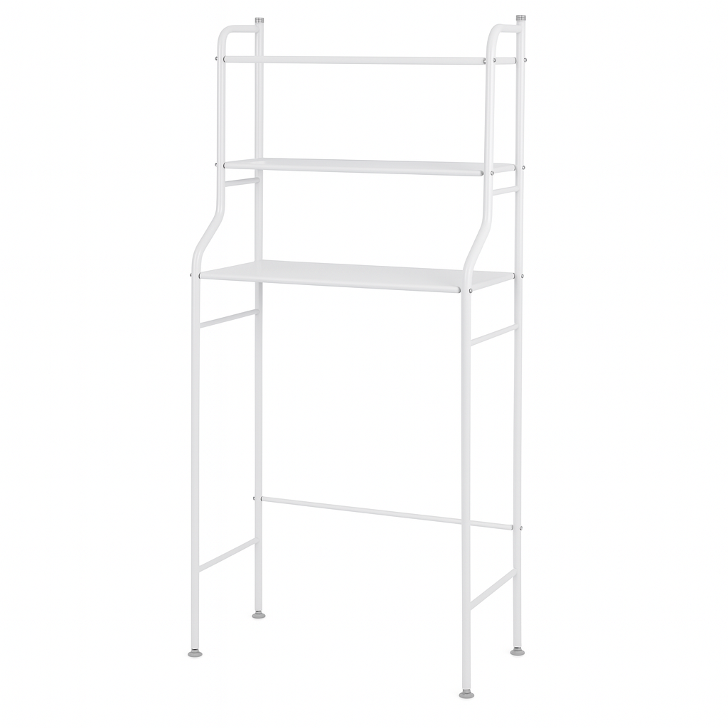 Полиця-стелаж у ванну Stenson R94069 металева 65x25x155 см (610106)