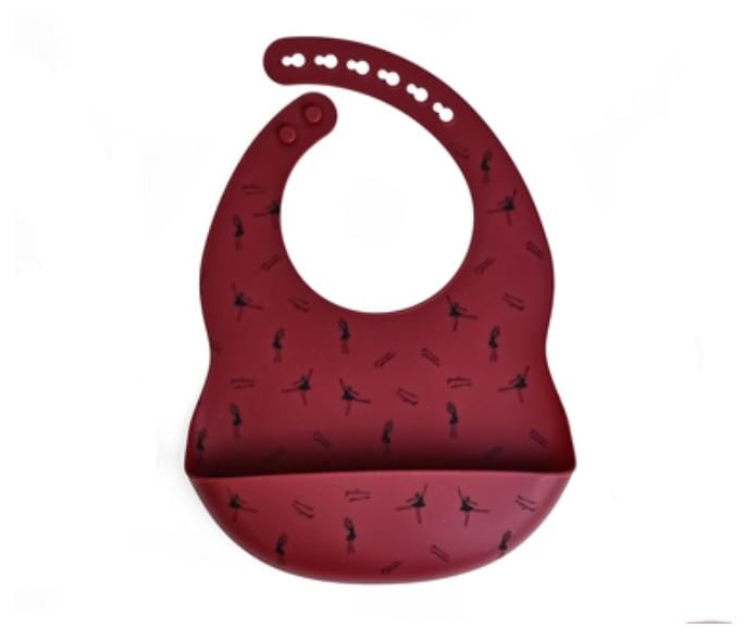 Слюнявчик силиконовый с рисунком и карманом 29х21 см (AN012724)