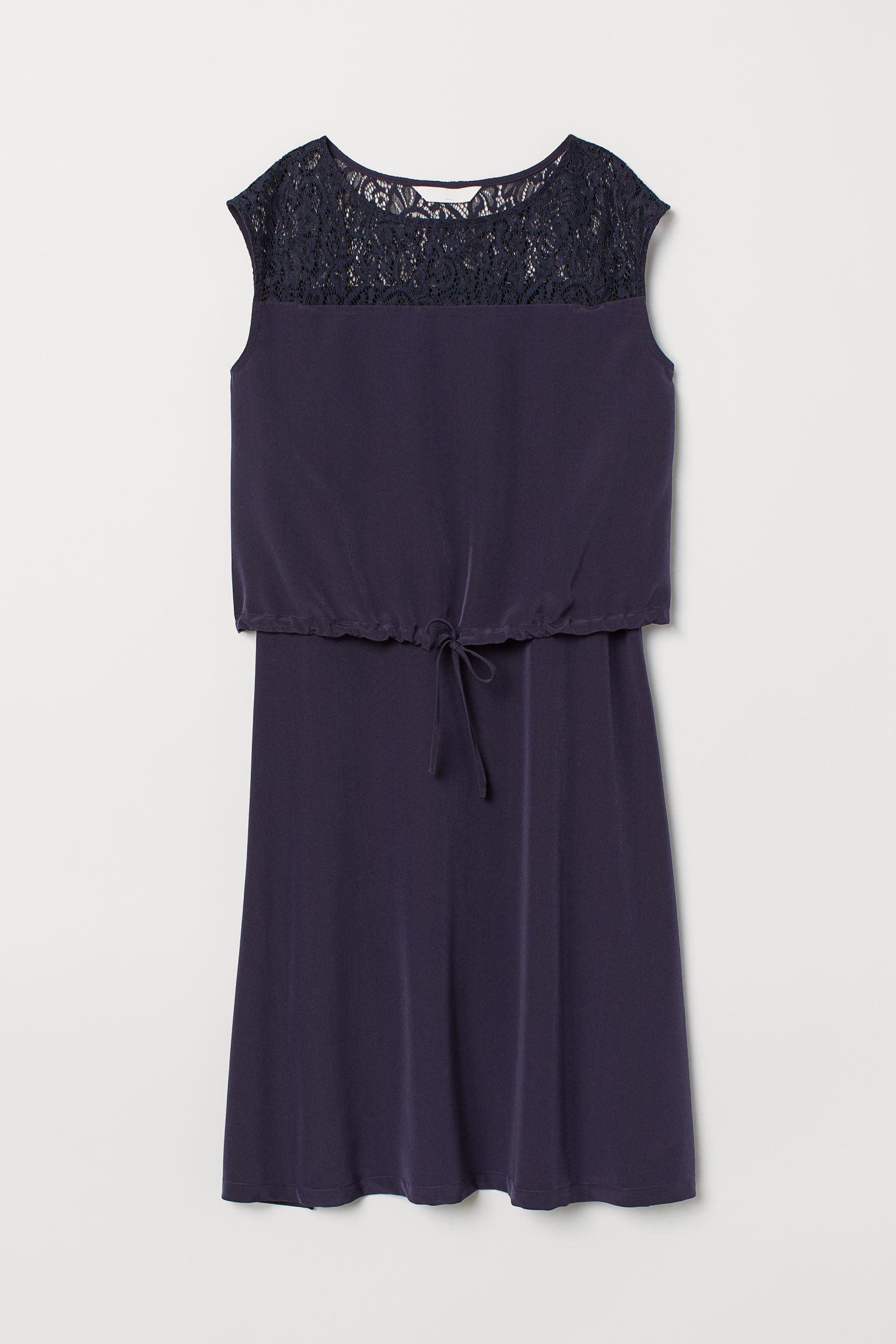 Платье для кормящих M Темно-синий (7175079log)