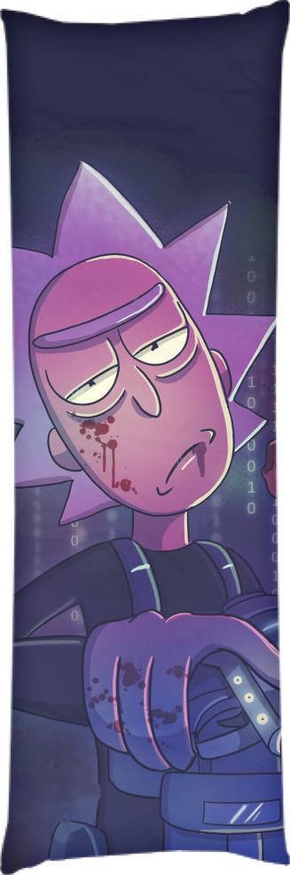Подушка дакимакура Rick and Morty 2 50x150 см (13549479)