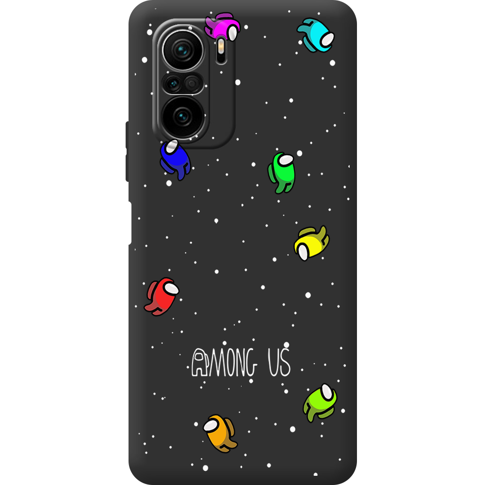 Чехол Boxface Xiaomi Mi 11i Among Us Invisible Черный силикон (42102-bk76-44200)
