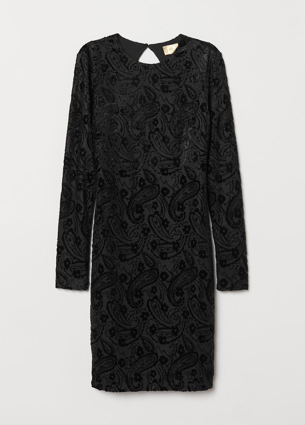 Платье H&M р. 36 Черный (689073b45)