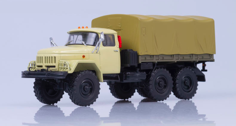 Колекційна модель АІСТ ЗІЛ-131 Бортовий з тентом масштаб 1:43