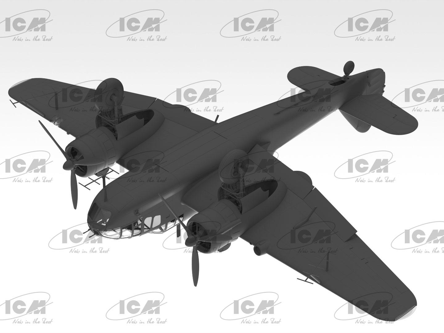 Збірна модель ICM Bristol Beaufort Mk.IA з тропічним фільтром (48311) - фото 16