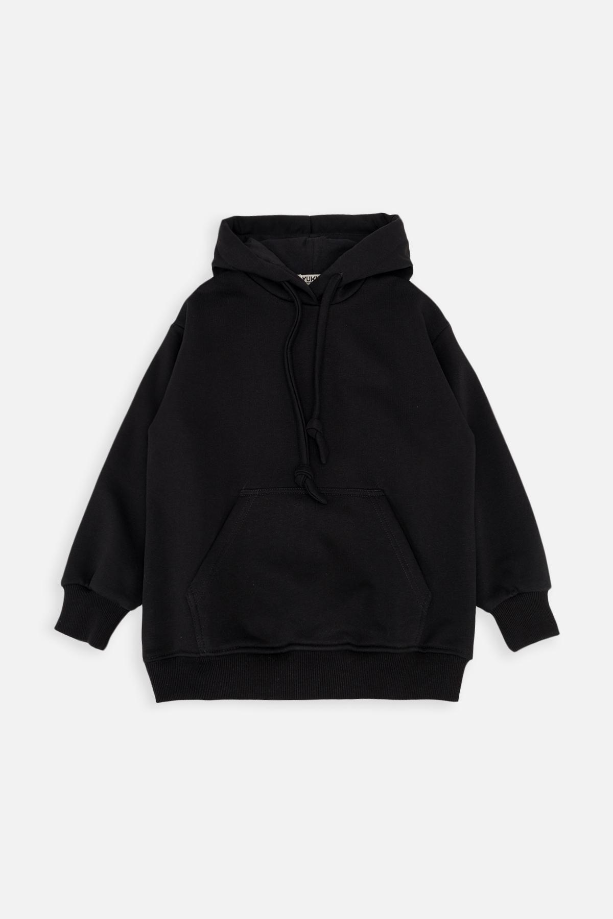 Худи для девочки 146 см Черный (SKT001044032) - фото 4