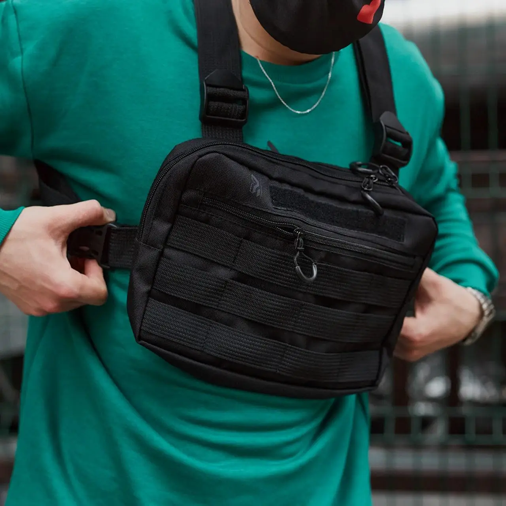 Мужская сумка через плечо нагрудная - фото 17 Мужская сумка через плечо нагрудная - фото 17