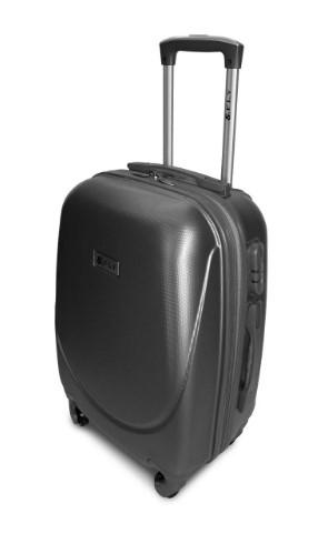 Чемодан пластиковый Fly 310 S на 4 колесах Серый (CEKRBFL310SM4SER) - фото 4