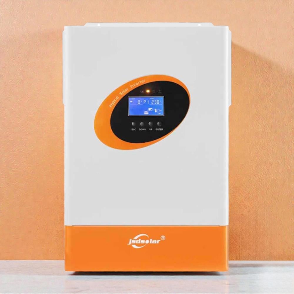 Инвертор гибридный для солнечных батарей 5,5 кВт 220 В MPPT 80A JSD Solar 48V чистый синус Wi-Fi (24-643035)