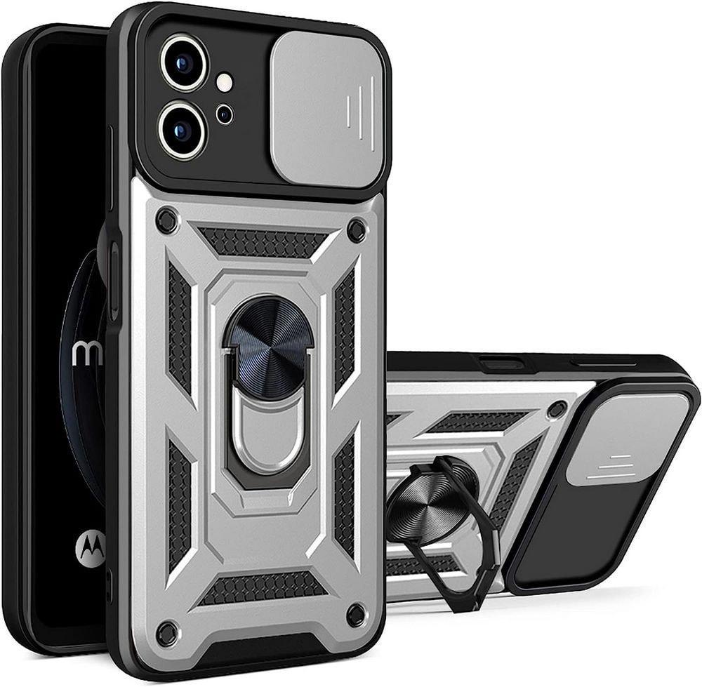 Чехол с защитой камеры 3DGuard Motorola G32 Silver (32454-59)