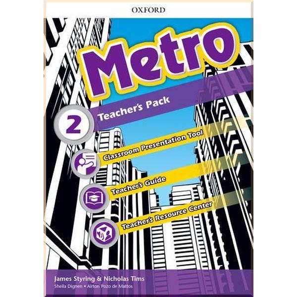 Книга для учителя Metro 2 Teacher's Book