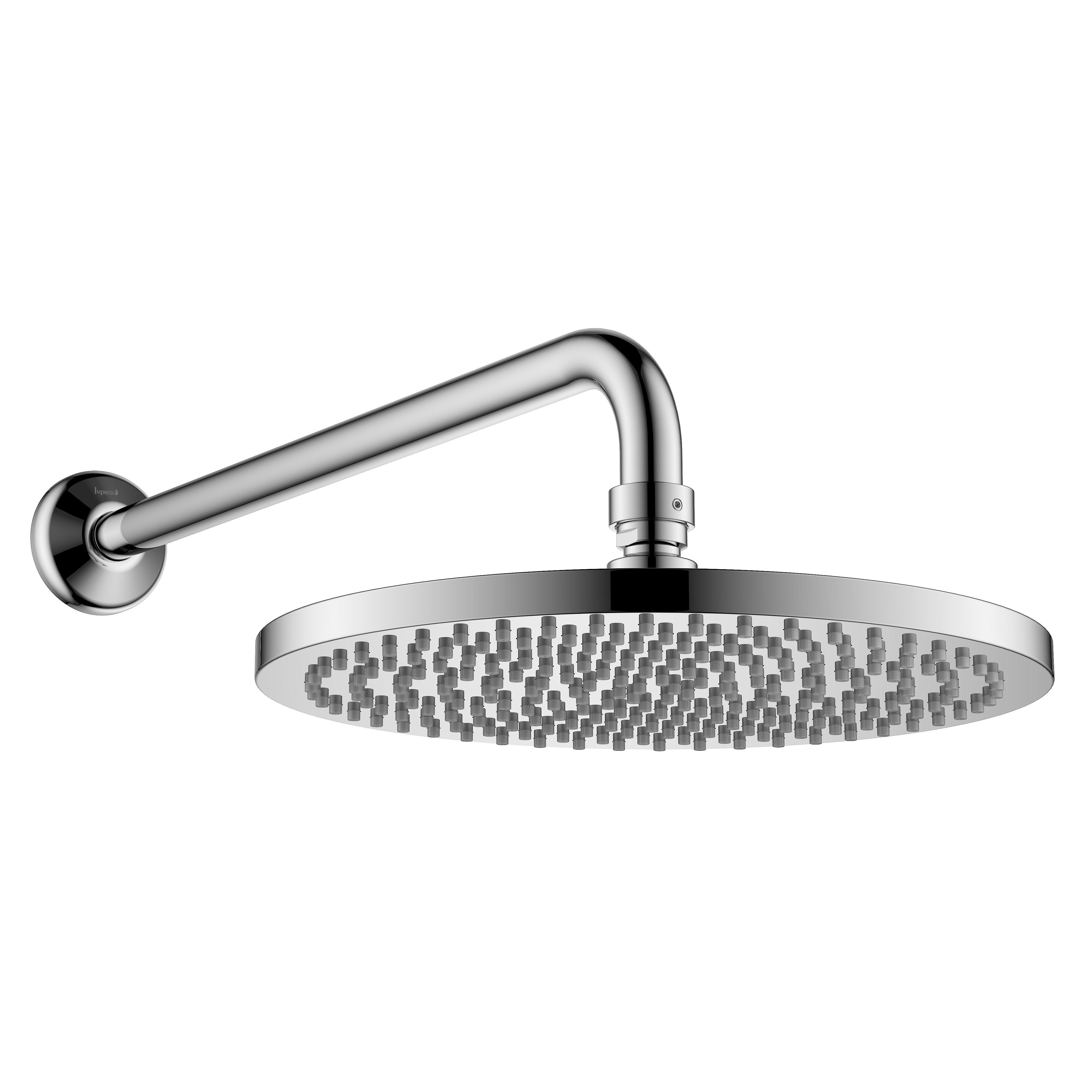 Душ верхний Imprese SMART CLICK Air-Mix 255 мм Хром (82155)