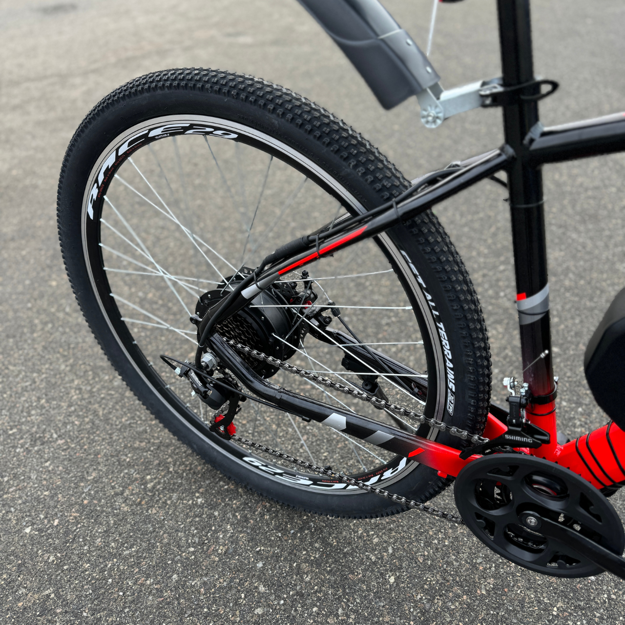 Велосипед с Е-комплектом 29" SPACE MERCURY Red 2025 48 В 500 Вт Bofang 21 Ah/до 85 км запас хода - фото 3 Велосипед с Е-комплектом 29" SPACE MERCURY Red 2025 48 В 500 Вт Bofang 21 Ah/до 85 км запас хода - фото 3