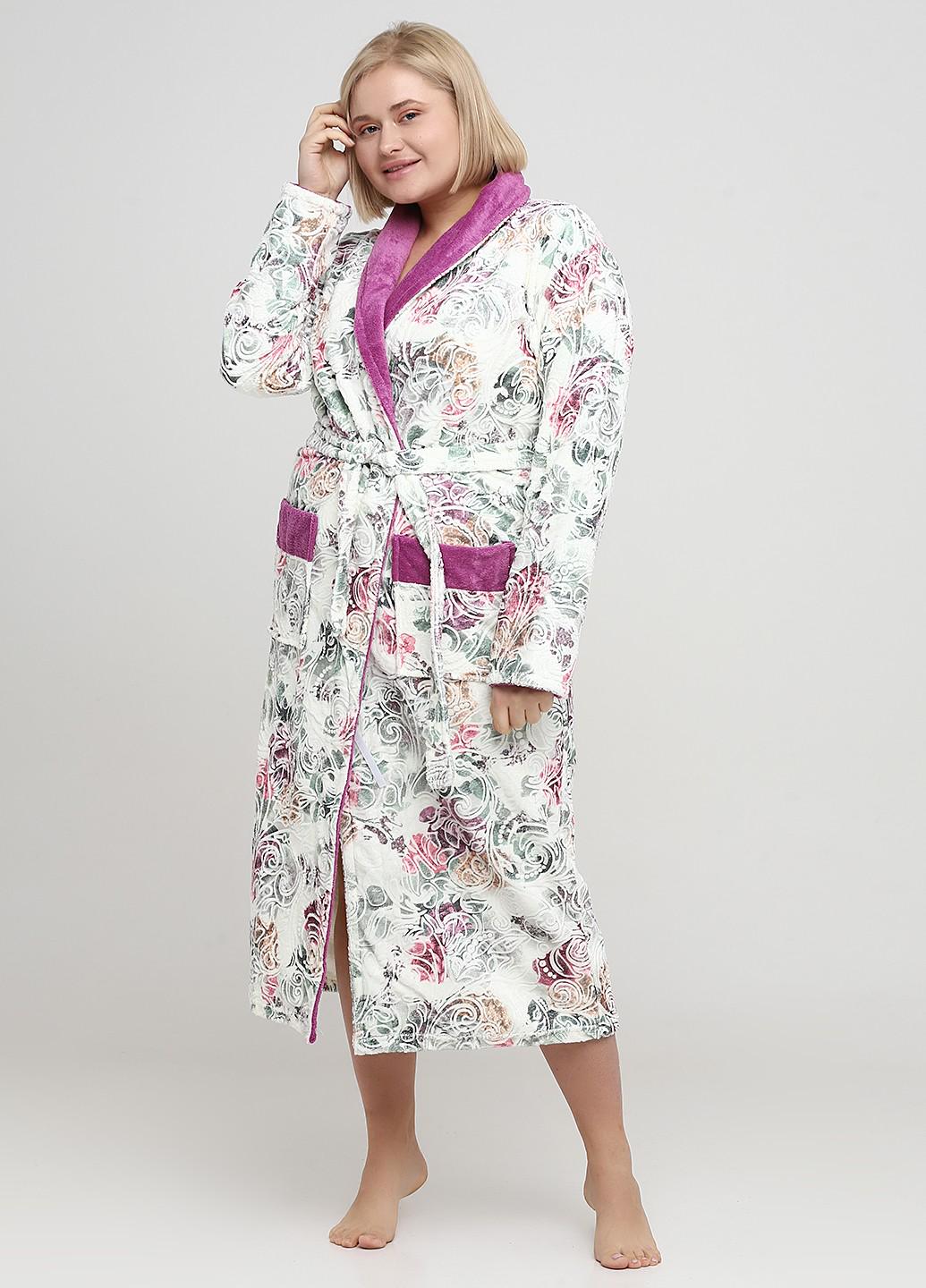 Халат женский Wild Love 3XL Разноцветный/Фиолетовый (999) Халат женский Wild Love 3XL Разноцветный/Фиолетовый (999)