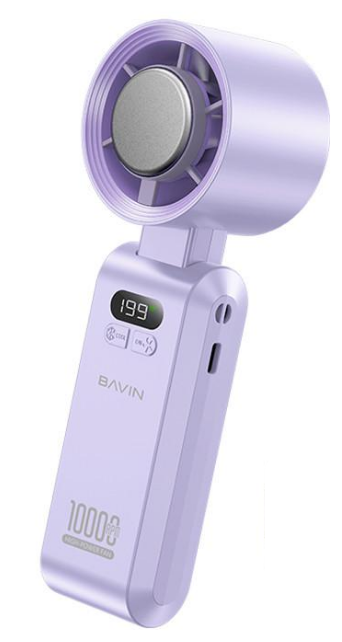 Вентилятор акумуляторний BAVIN BF-004 ICE CUBE TURBO FUN 10000RPM Violet (BF-004-VL)