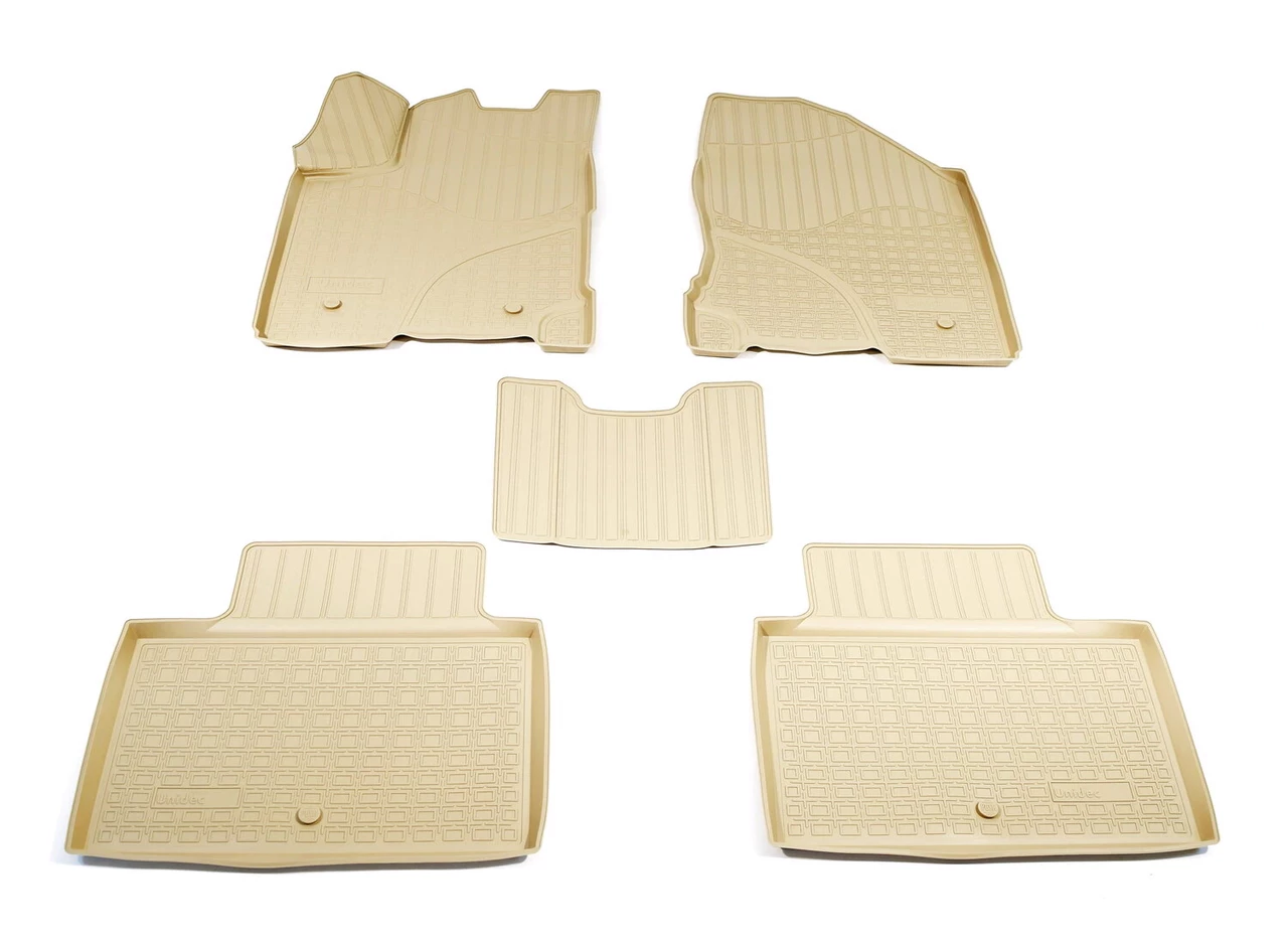 Килимки в салон Volkswagen Touareg III 18- Бежевый (11529031)