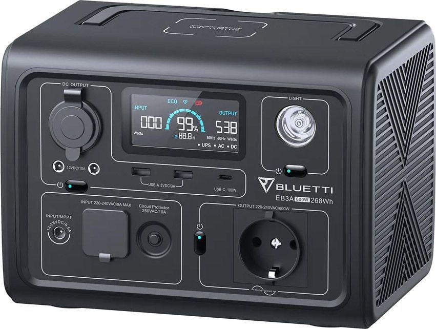 Зарядная станция BLUETTI EB3A 600W 268Wh - фото 6 Зарядная станция BLUETTI EB3A 600W 268Wh - фото 6