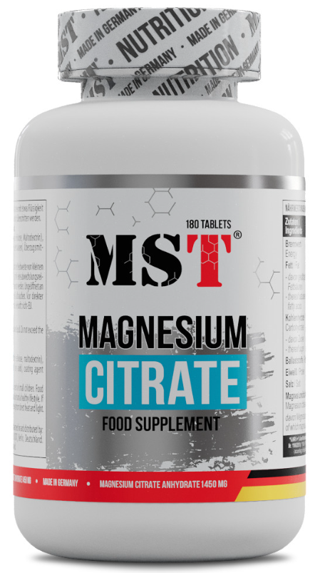 Магний Цитрат MST Magnesium Citrate 200 мг 180 таблеток Магний Цитрат MST Magnesium Citrate 200 мг 180 таблеток