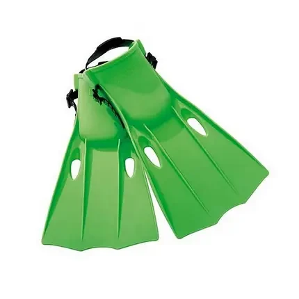 Ласти для плавання Intex гумопластикові S Зелений (15026857)