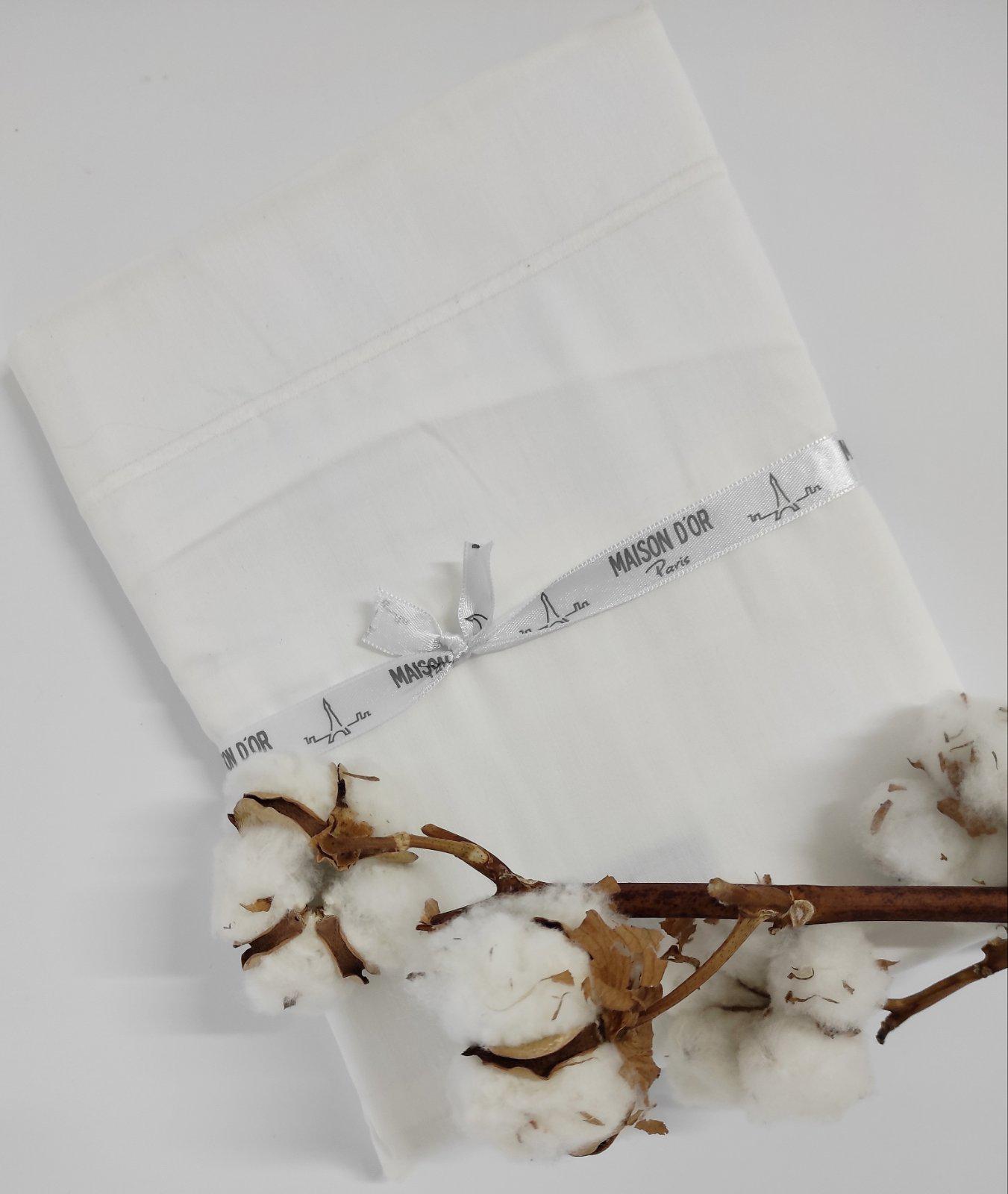 Простынь Maison D'or 245x285 сатин White (CN6596)