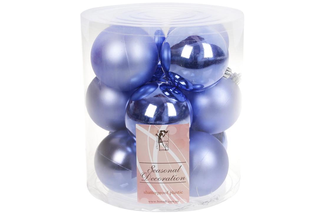 Шар новогодний BonaDi D-8 см 12 шт. (147-921)