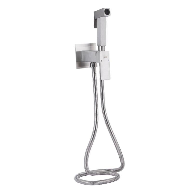 Гігієнічний душ Lidz Kubis 111 Nickel прямокутний Сатин (LDKUB111NKS46106)