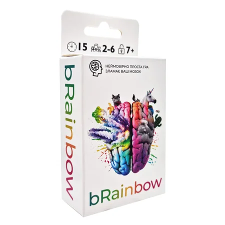 Настільна гра карткова "bRainbow" FGS64 60 карток українською мовою (7865)
